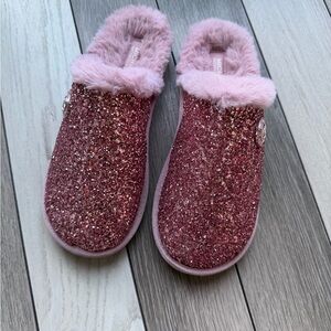 Michael Kors Glittery Pink Slippers